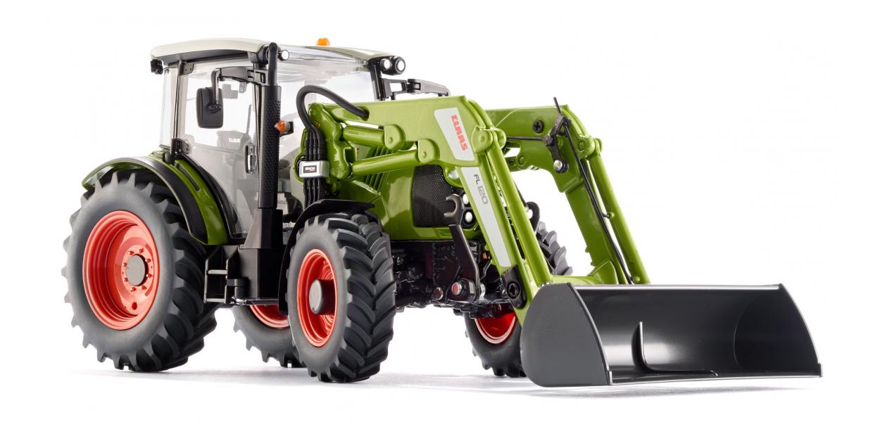 Model traktoru Claas Arion 430 s čelním nakladačem